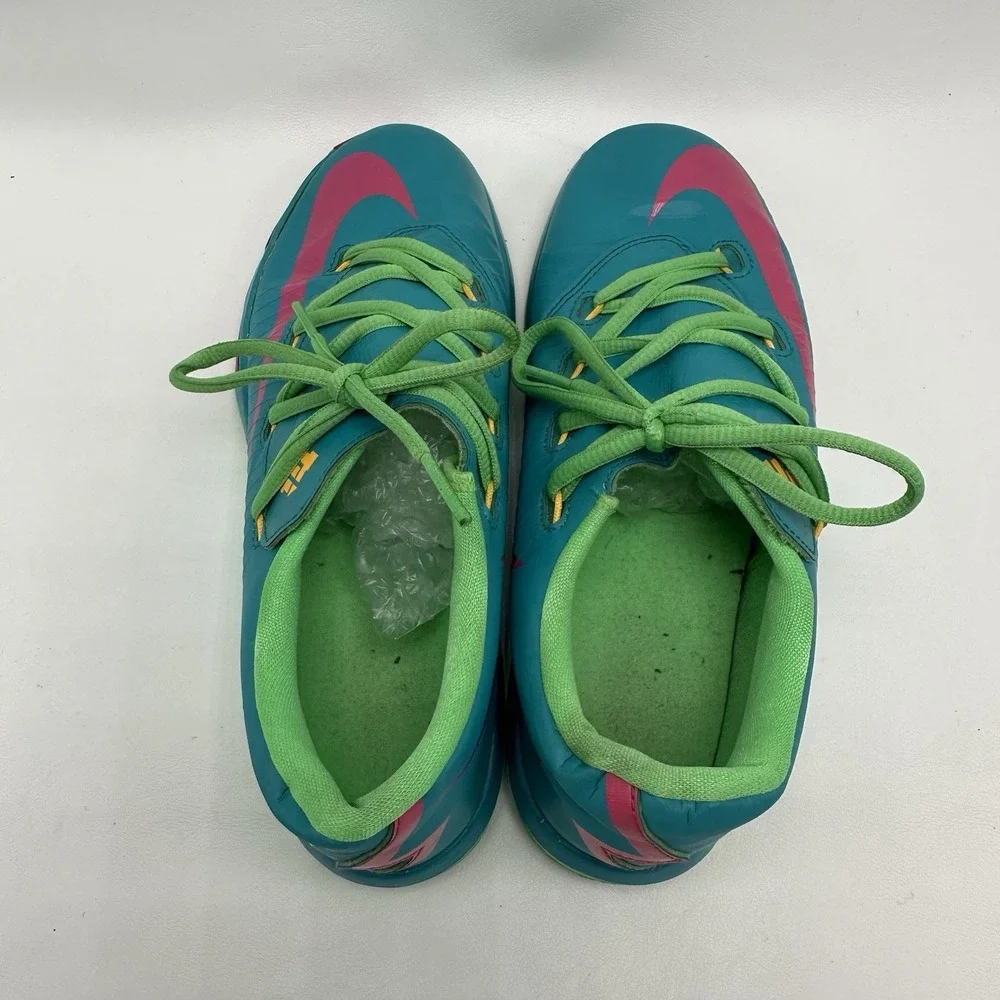 Nike KD VI Hero Turbo‎ Youth Green Pink Basketball Shoes Size 3Y 599478-304